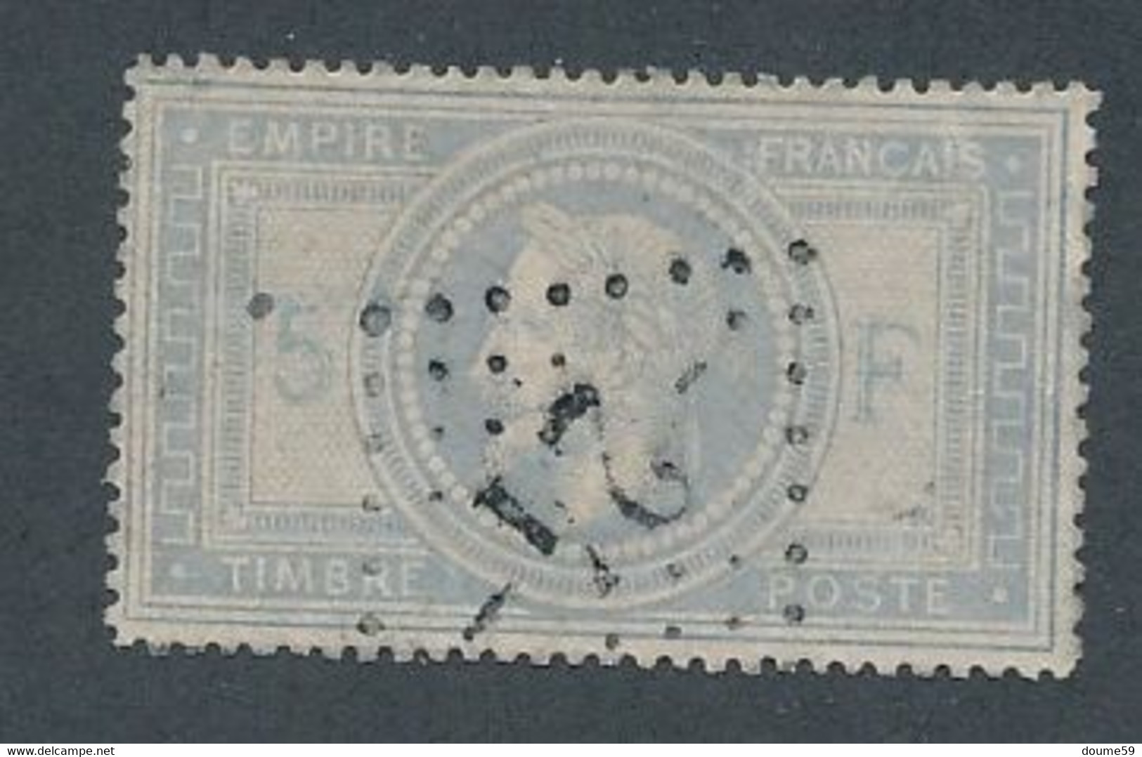 EF-420: FRANCE: Lot Avec N°33 Obl GC24 (replaqué, Bel Aspect) - 1863-1870 Napoléon III Con Laureles