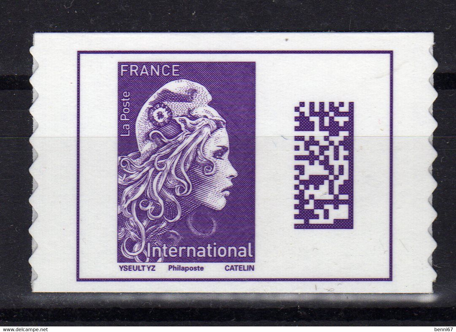 FRANCE 2019 Marianne Datamatrix Autoadhesif Yv 1656A MNH ** - Other & Unclassified