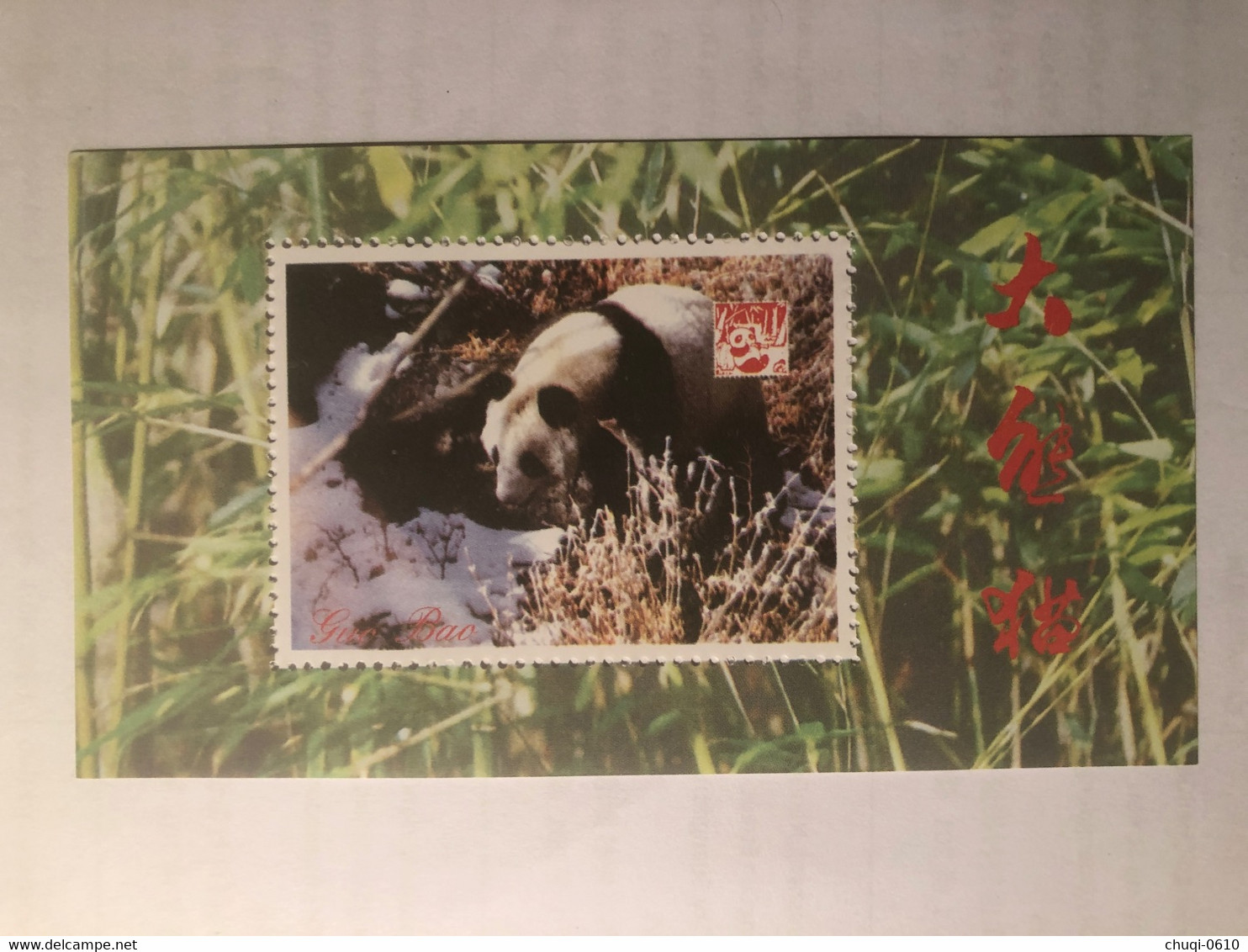 China Commemorative Sheet, Giant Panda, Fake Stamp，10v - Lots & Serien