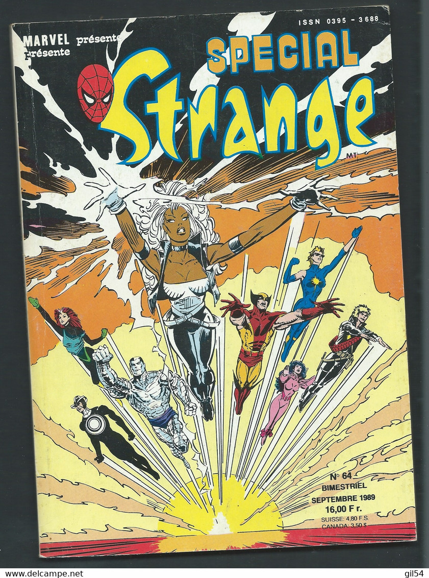 Marvel  Special STRANGE N° 64 LUG 1989  Parfait Etat  - MAR 0404 - Strange