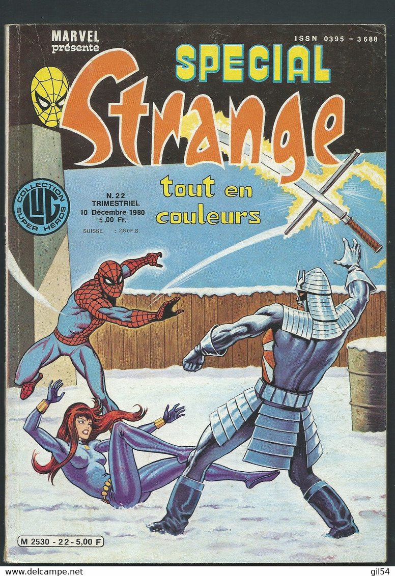 MARVEL   SPECIAL STRANGE °° N° 22 LE 10 DECEMBRE 1980  PARFAIT ETAT - MAR 0502 - Strange