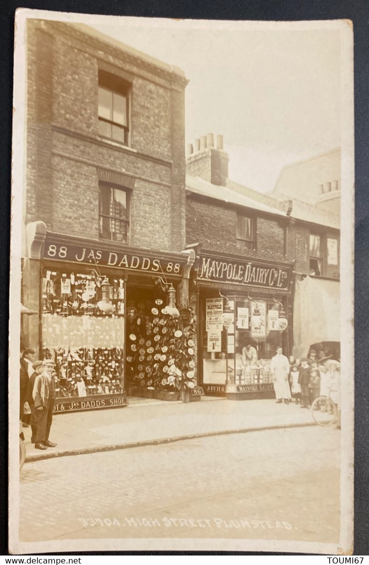 CARTE PHOTO HIGH STREET PLUMSTEAD- MAYPOLE DAIRY - Photographs