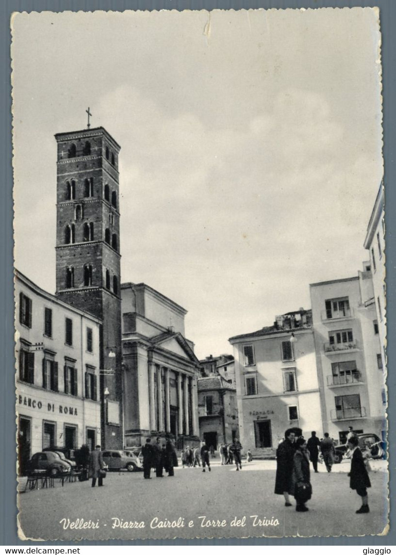 °°° Cartolina - Velletri Piazza Cairoli E Torre Del Trivio Viaggiata °°° - Velletri