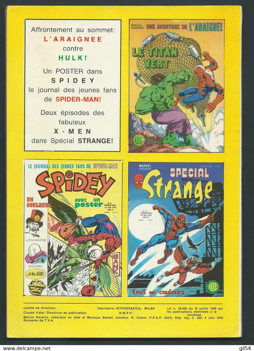 MARVEL  Strange  N°114 De Juin 1979 Collection LUG Super Héros - MAR 0701 - Strange