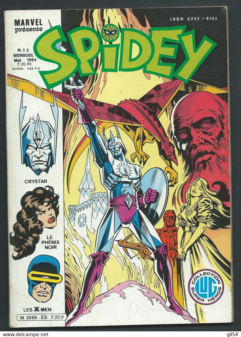 MARVEL Spidey N° 52  - Mai 1984  Collection LUG Super Héros   - MAR 0804 - Spidey