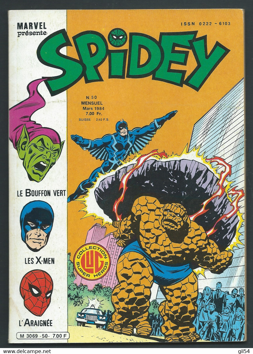 MARVEL Spidey N° 50  - Mars 1984  Collection LUG Super Héros   - MAR 0901 - Spidey