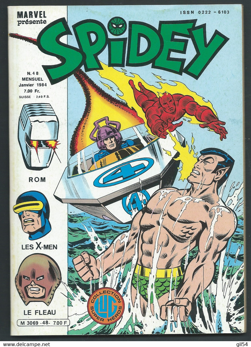 MARVEL Spidey N° 48  - Janvier 1984  Collection LUG Super Héros   - MAR 0903 - Spidey