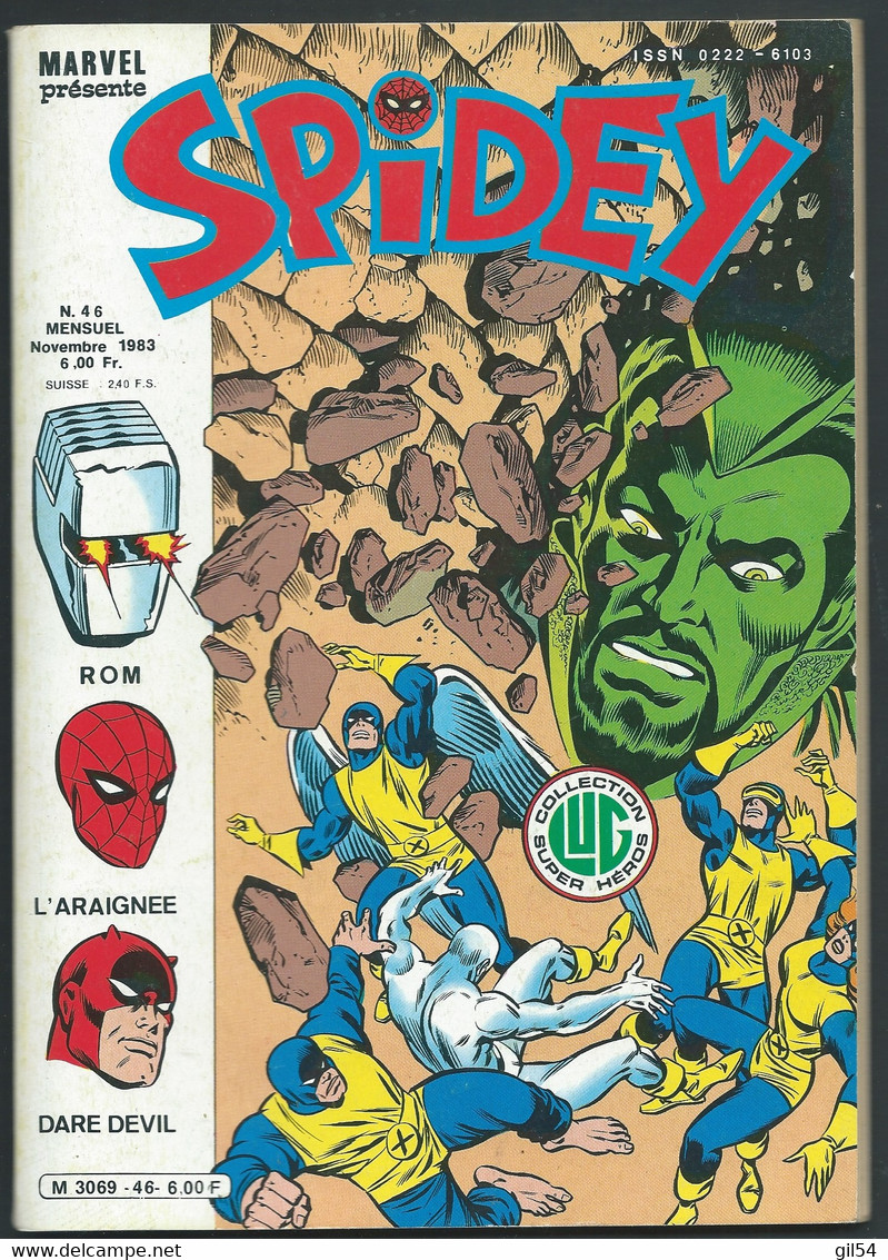 MARVEL Spidey N° 46  - Novembre 1983 Collection LUG Super Héros   - MAR 1002 - Spidey