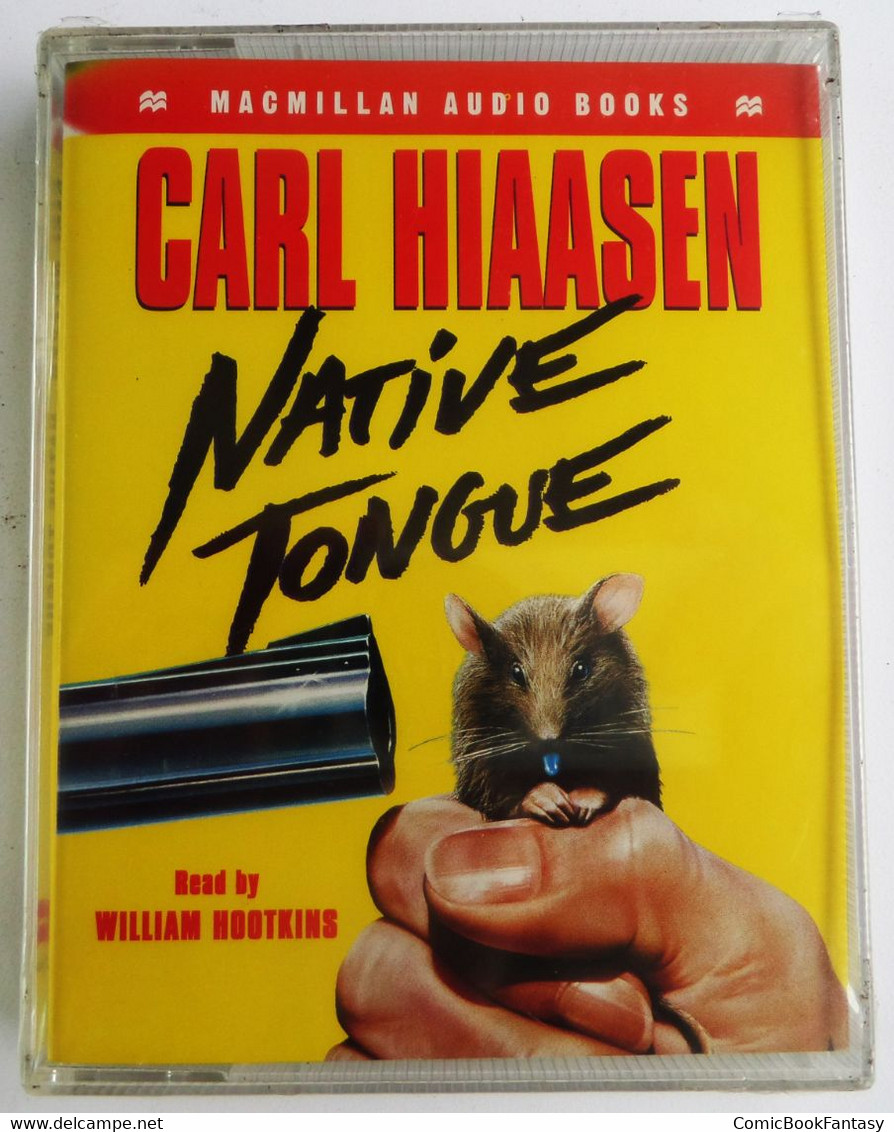 Native Tongue By Carl Hiaasen (Abridged Audio Cassette, 1996). New. Sealed. Rare - Cassettes