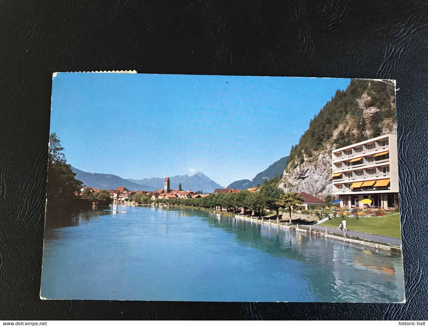 INTERLAKEN Unterseen Mit Aare - 1964 Timbrée - Unterseen