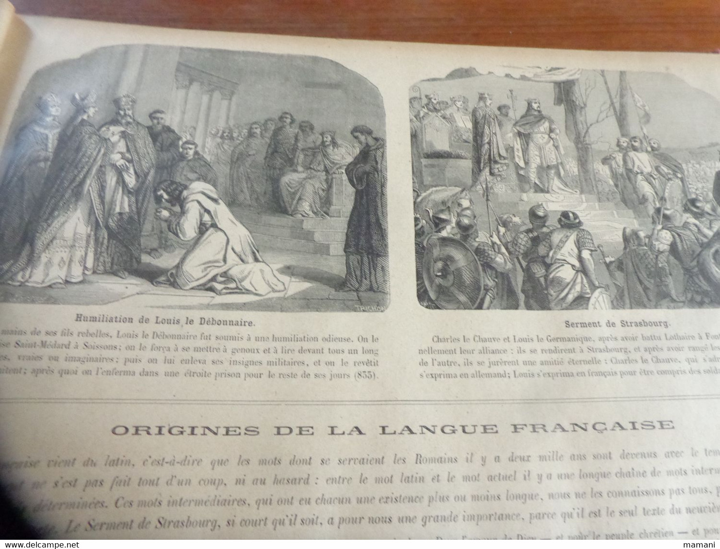 histoire de france en -100 tableaux- paris A.LAHURE