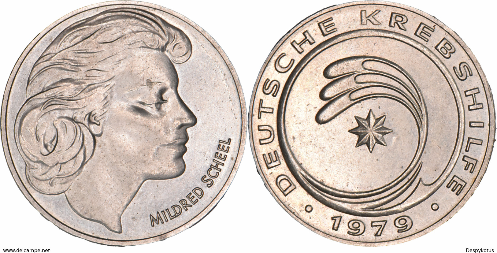 Allemagne - Médaille - Mildred Scheel - 1979 - RFA - 02-134 - Royaux/De Noblesse