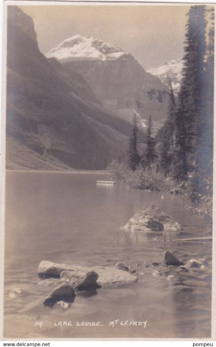 QR - CANADA - Lake Louise - Mont Lefroy  ( Photographie By Nyron Harmon) - Neuf - Lac Louise