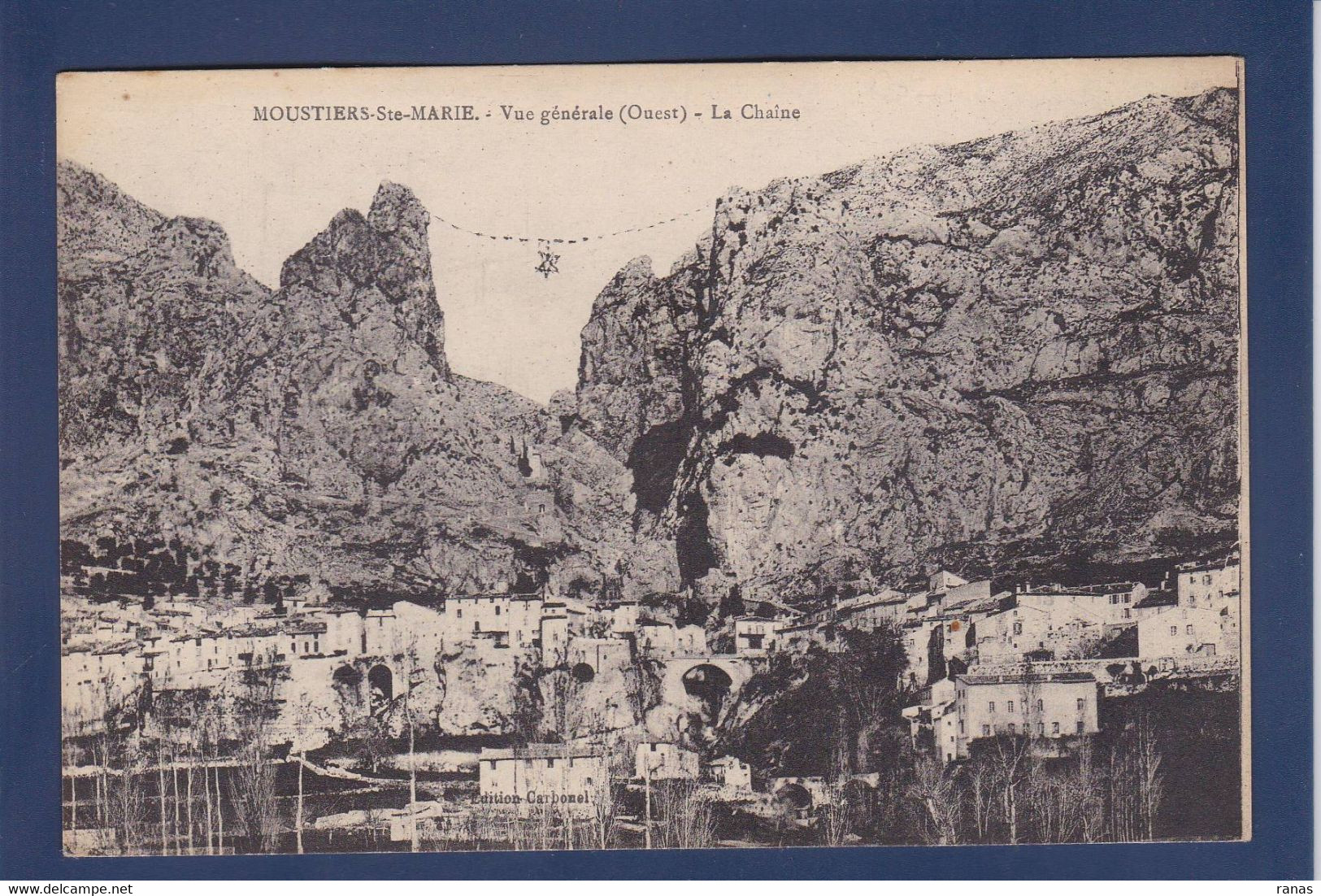 CPA [04] Alpes De Haute Provence Moustiers Sainte Marie Non Circulé - Altri & Non Classificati