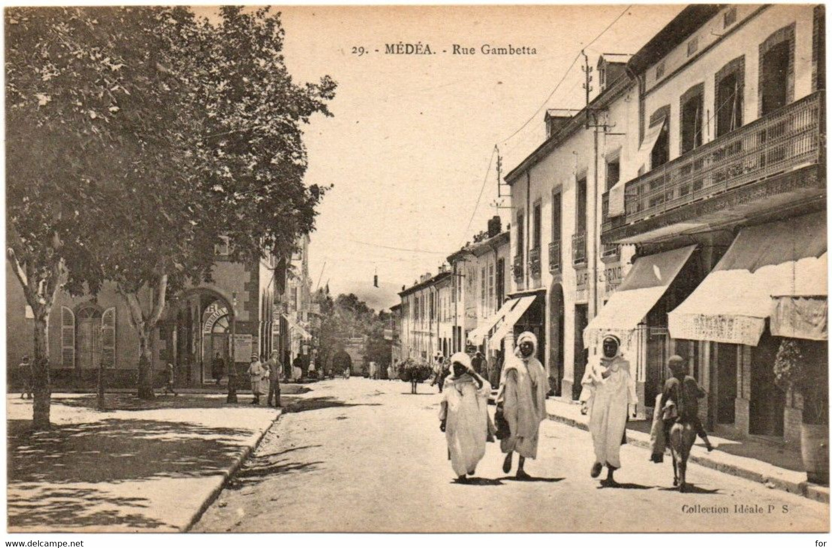 Algérie : MEDEA : Rue Gambetta : Animée - Medea