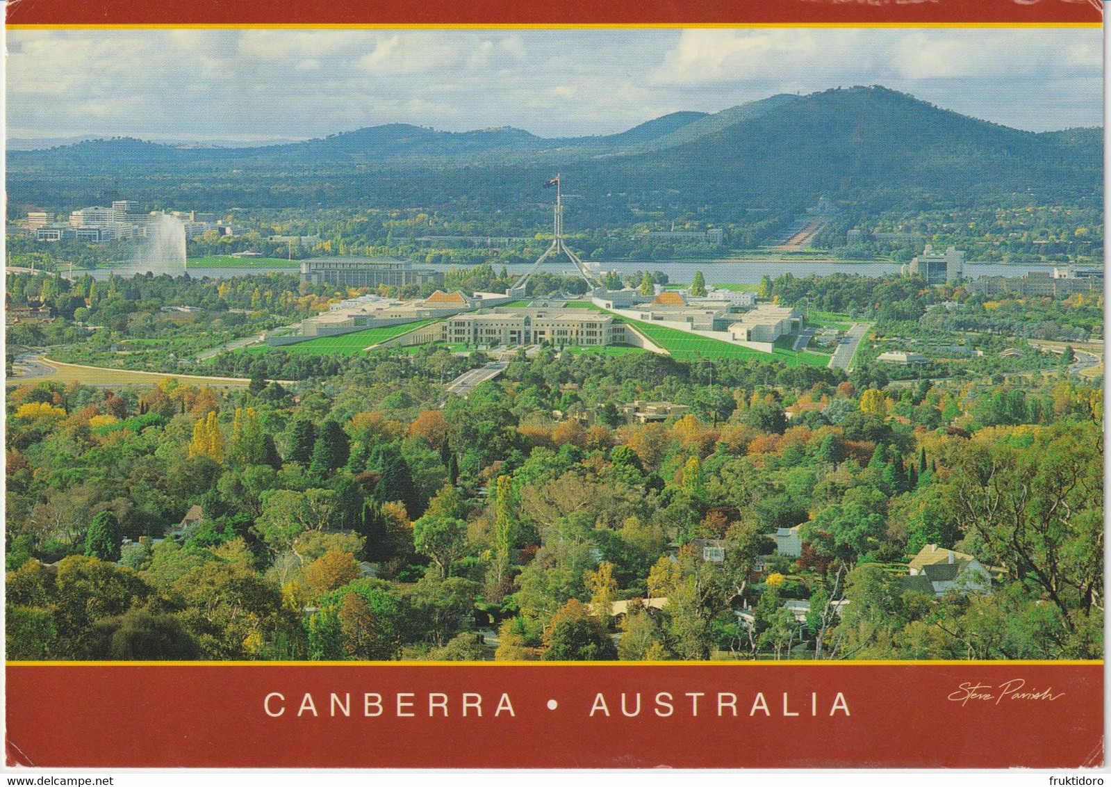 AKAU Australia Postcard About Canberra - View Of The City - Canberra (ACT)