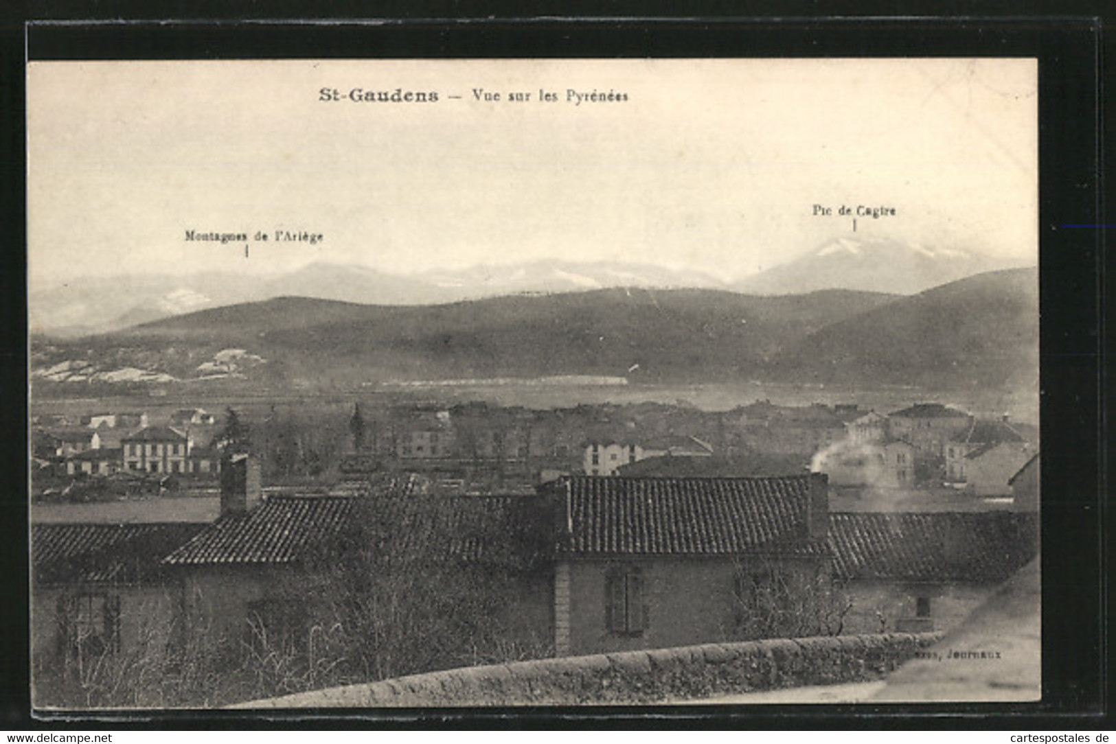 CPA St-Gaudens, Vue Sur Les Pyrenees - Saint Gaudens