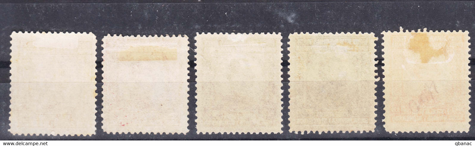 Yugoslavia Kingdom 1923 Mi#169-173 Mint Hinged - Unused Stamps
