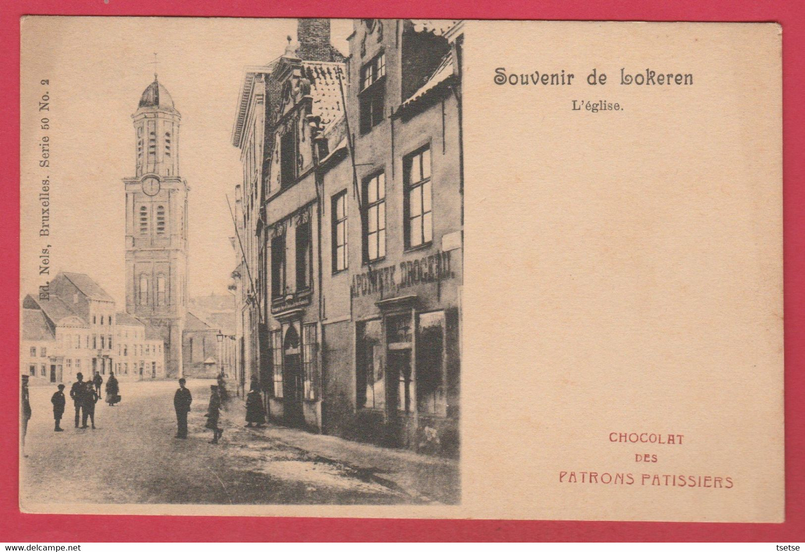 Lokeren ( Souvenir ) - L'église - Nels -Série 50 N° 2 ( Verso Zien ) - Lokeren