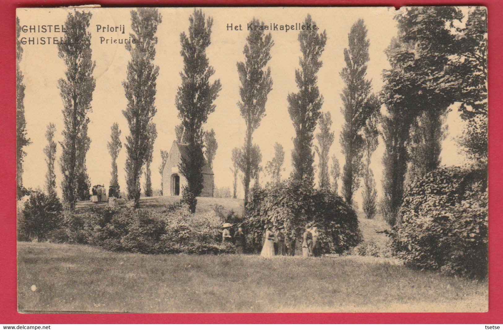 Gistel - Priorij - Het Kraaikapelleke - 1920 ( Verso Zien ) - Gistel