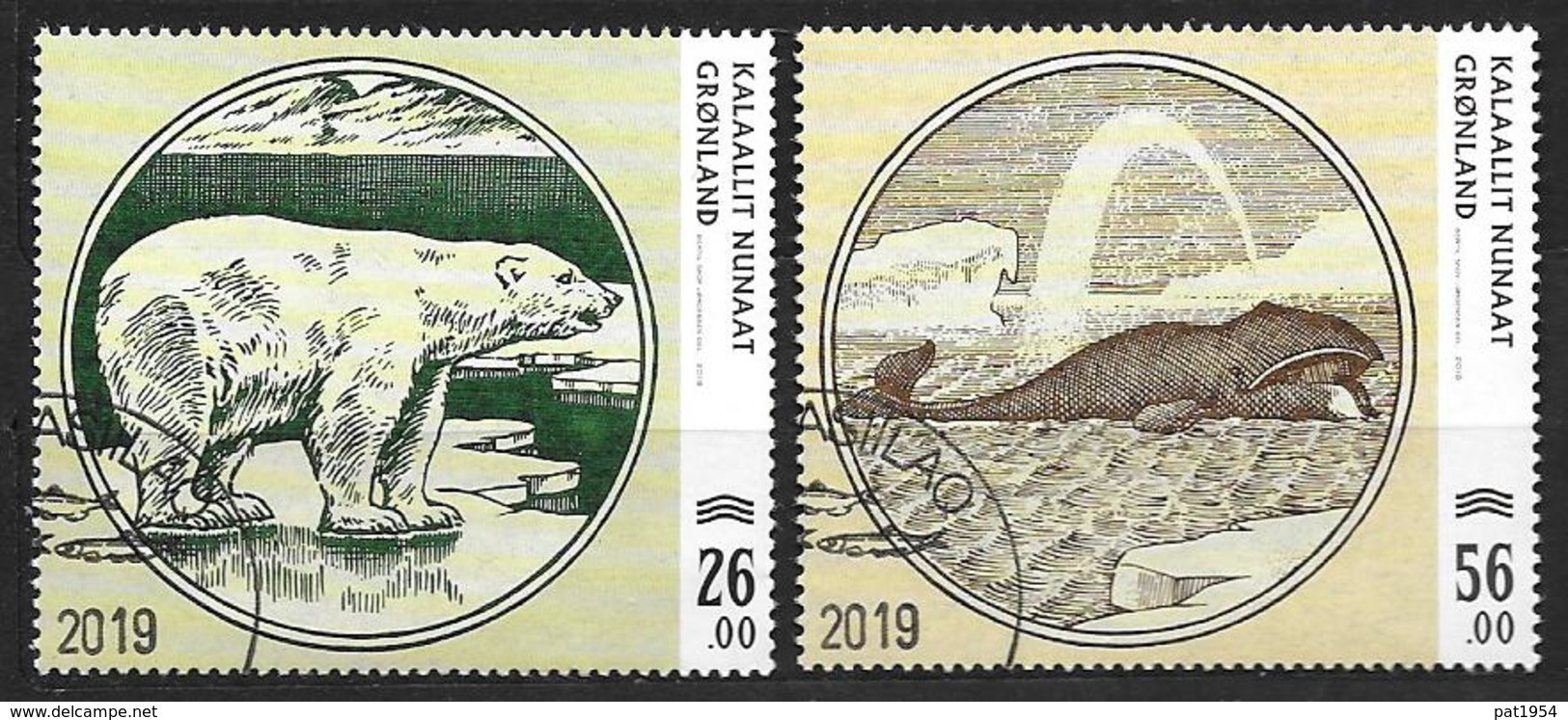 Groënland 2019, N° 788/789 Oblitérés Vieux Billets De Banque - Used Stamps