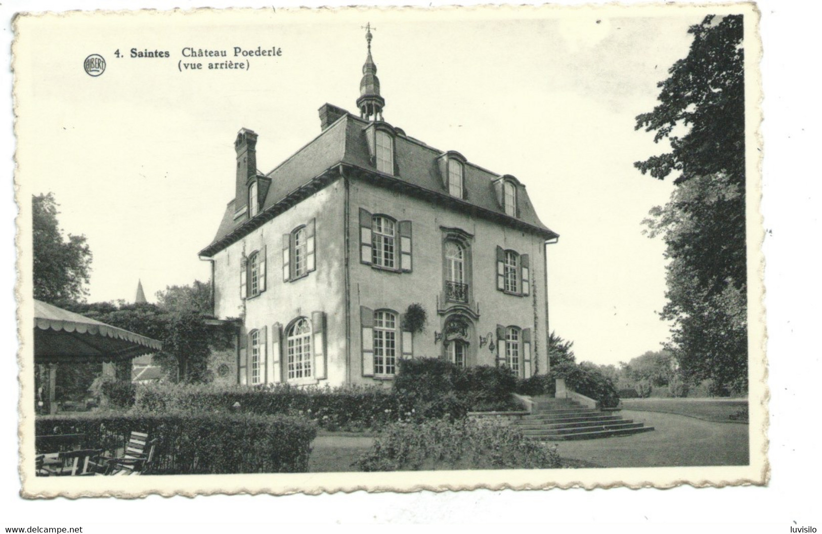 Saintes Château Poederlé Vue Arrière  ( Tubize ) - Tubize