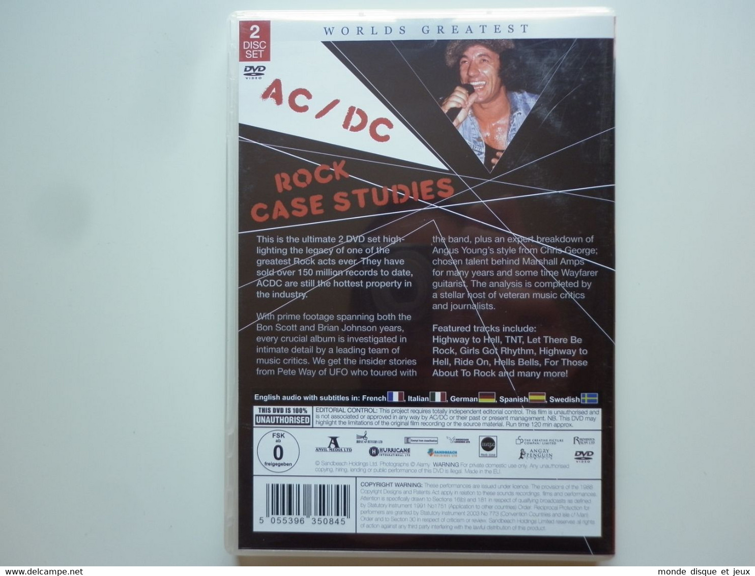 AC DC Double Dvd Rock Case Studies - Muziek DVD's