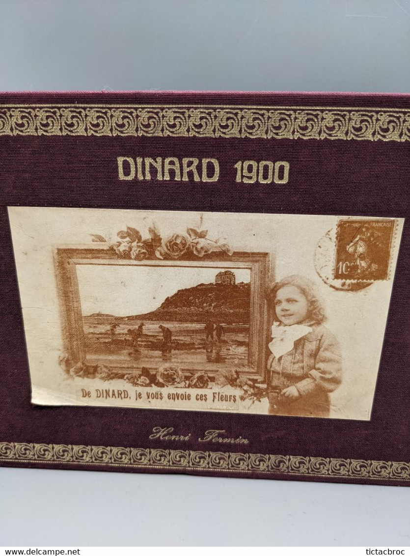 Livre Dinard 1900 Henri Fermin 1984 Cartes Postales - Bretagne