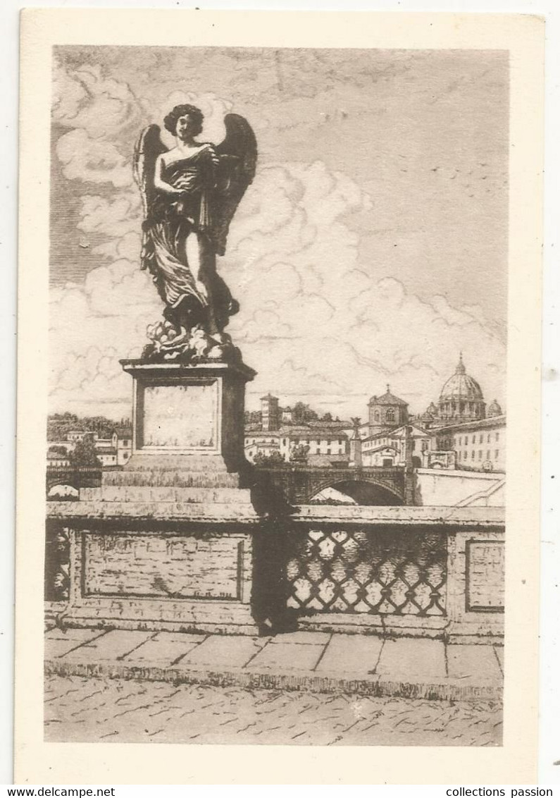 Cp, Italie , ROMA , Ponte Di Castel S. ANGELO, Vierge - Bridges