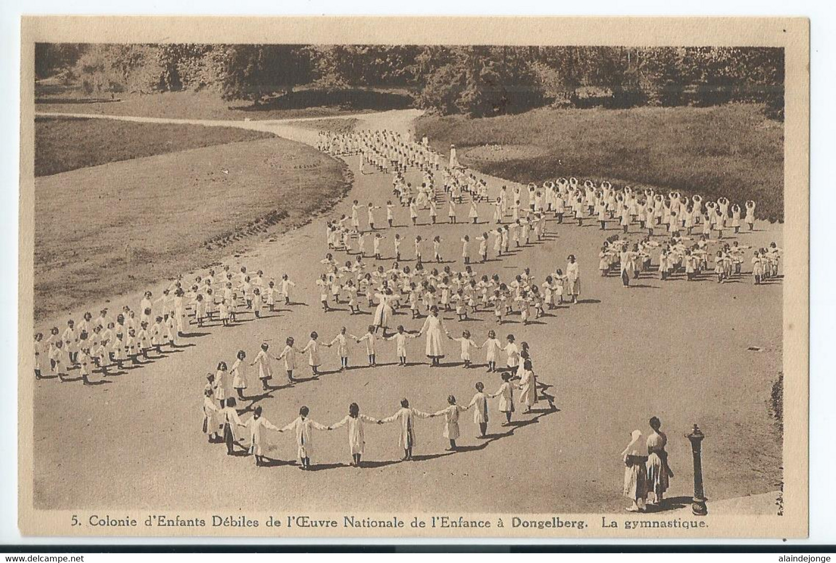 Dongelberg - Colonie D'enfants Débiles De L'Oeuvre Nationale à Dongelberg - La Gymnastique - Jodoigne