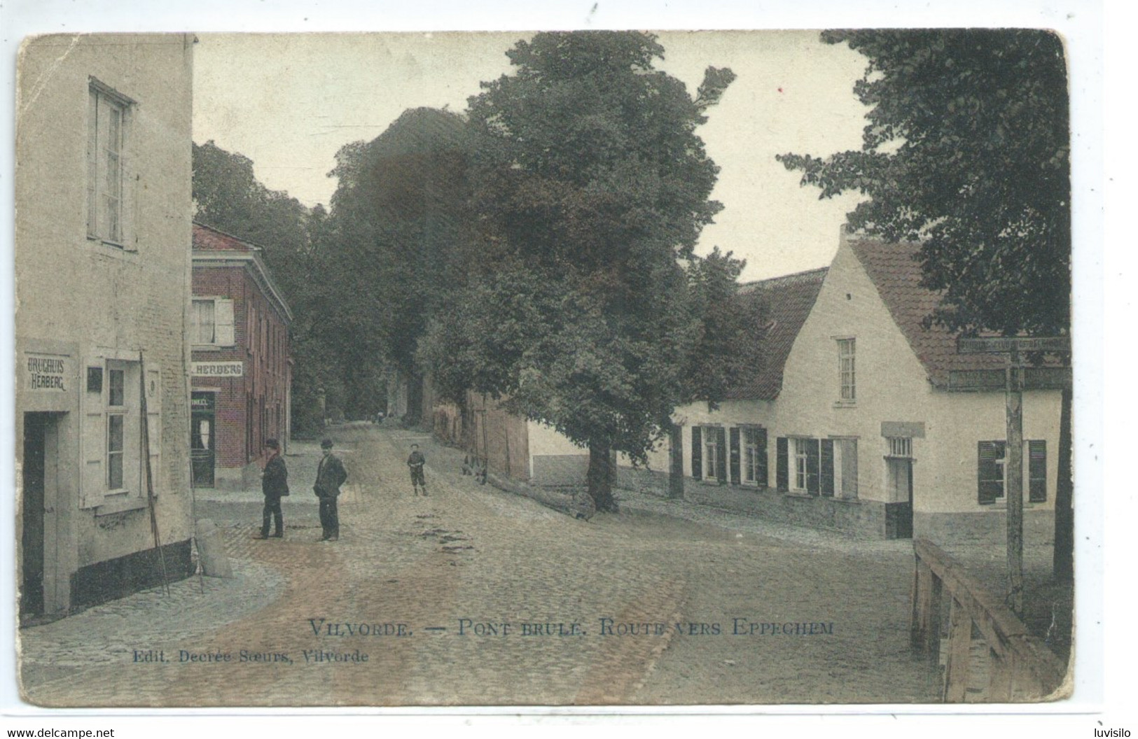 Vilvorde Vilvoorde - Pont Brulé - Route Vers Eppeghem ( Gekleurd ) - Vilvoorde