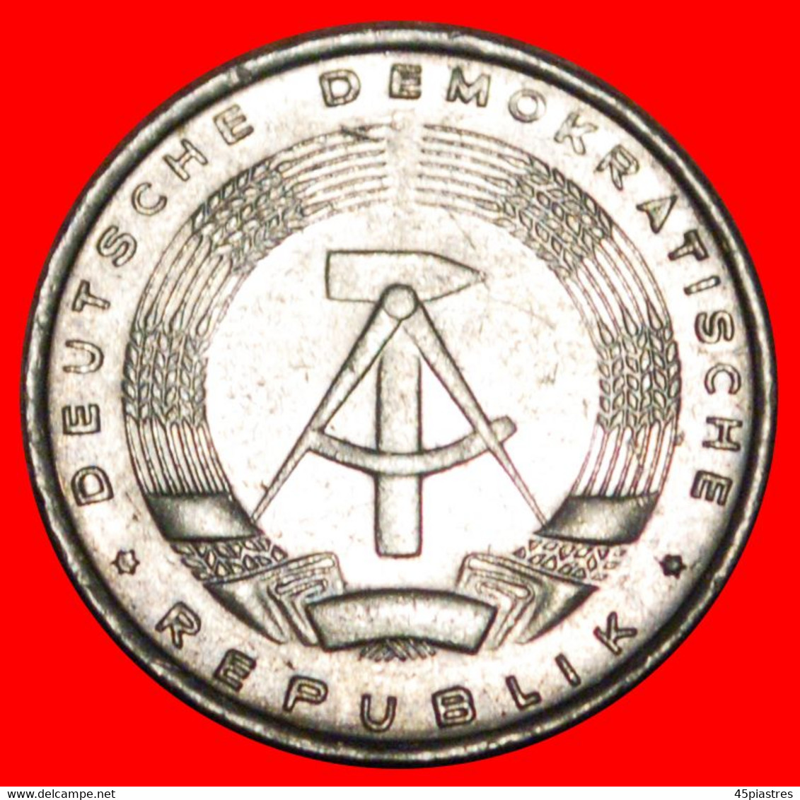 * HAMMER AND COMPASS: GERMANY ★ 5 PFENNIG 1972A! MINT LUSTRE! LOW START ★ NO RESERVE! - 5 Pfennig