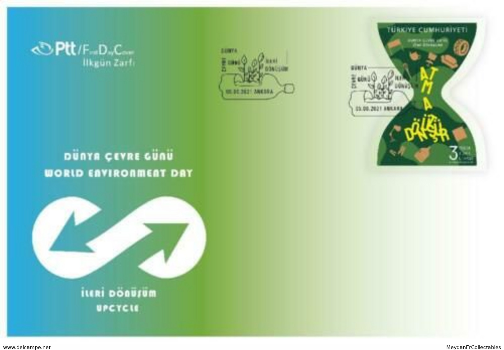 TURKEY / 2021 - (FDC) World Environment Day, MNH - Brieven En Documenten