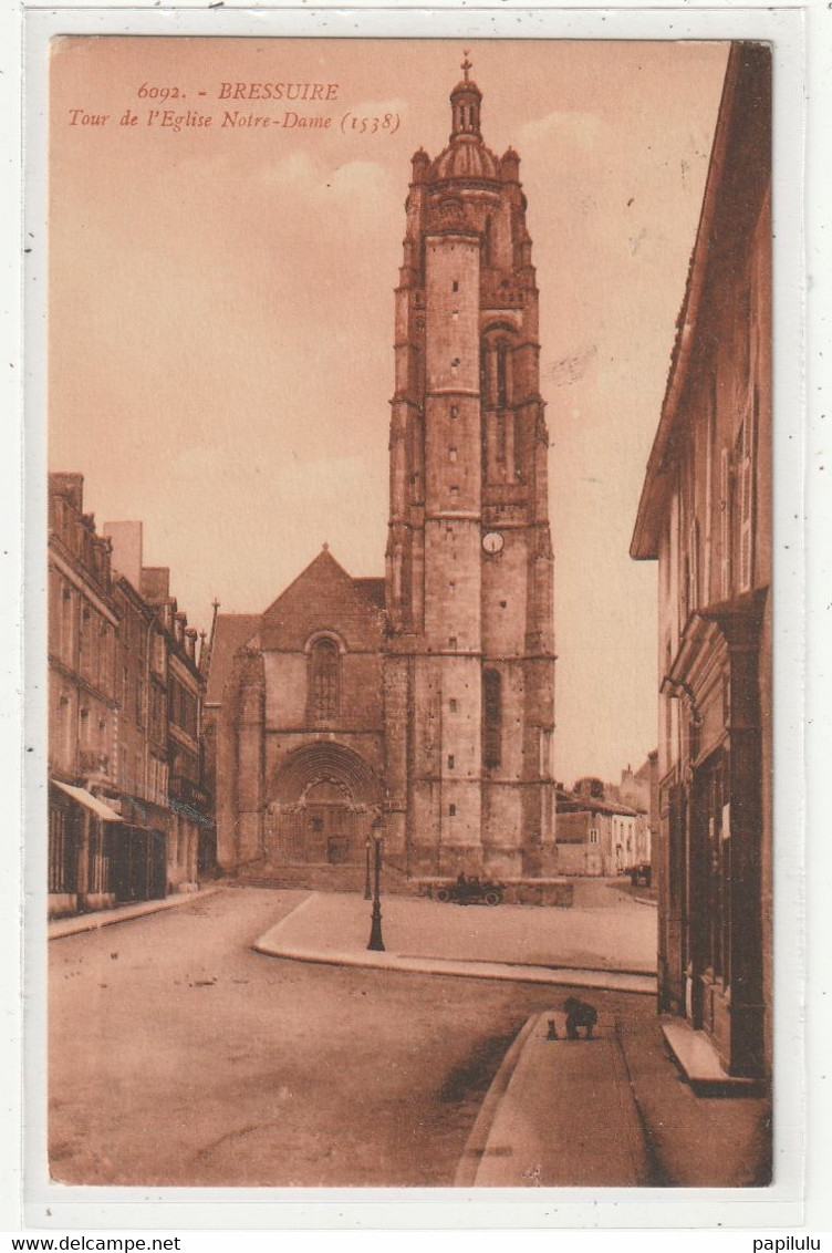 DEPT 79 : édit. R Bergevin N° 6002 : Bressuire Tour De L'église Notre Dame - Bressuire