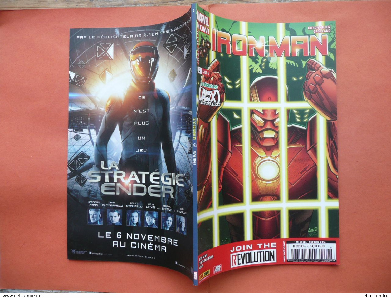 IRON MAN N 4 OCTOBRE 2013 JOIN THE REVOLUTION  MARVEL NOW !  PANINI COMICS TRES BON ETAT - Marvel France