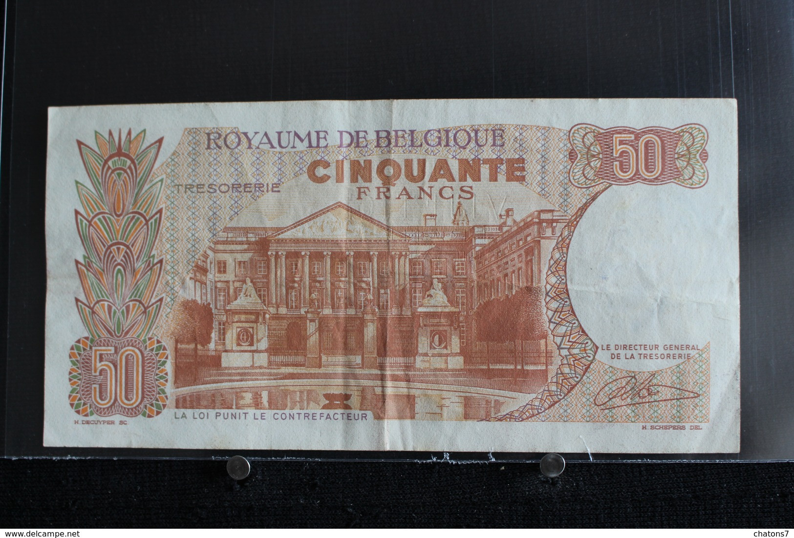 M-An / Billet  - Royaume De  Belgique, 50 Francs / Année 1966 - 20 Francs