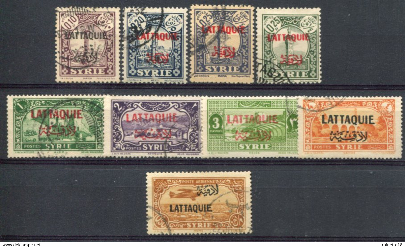 Lattaquié                 Lot Divers Oblitérés - Used Stamps
