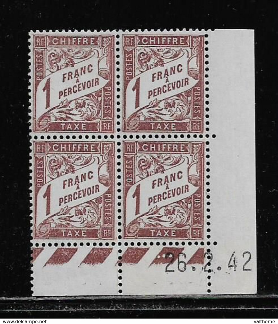 FRANCE  ( FCDT - 38 )  1893  N° YVERT ET TELLIER  N° 40A   N** - Taxe