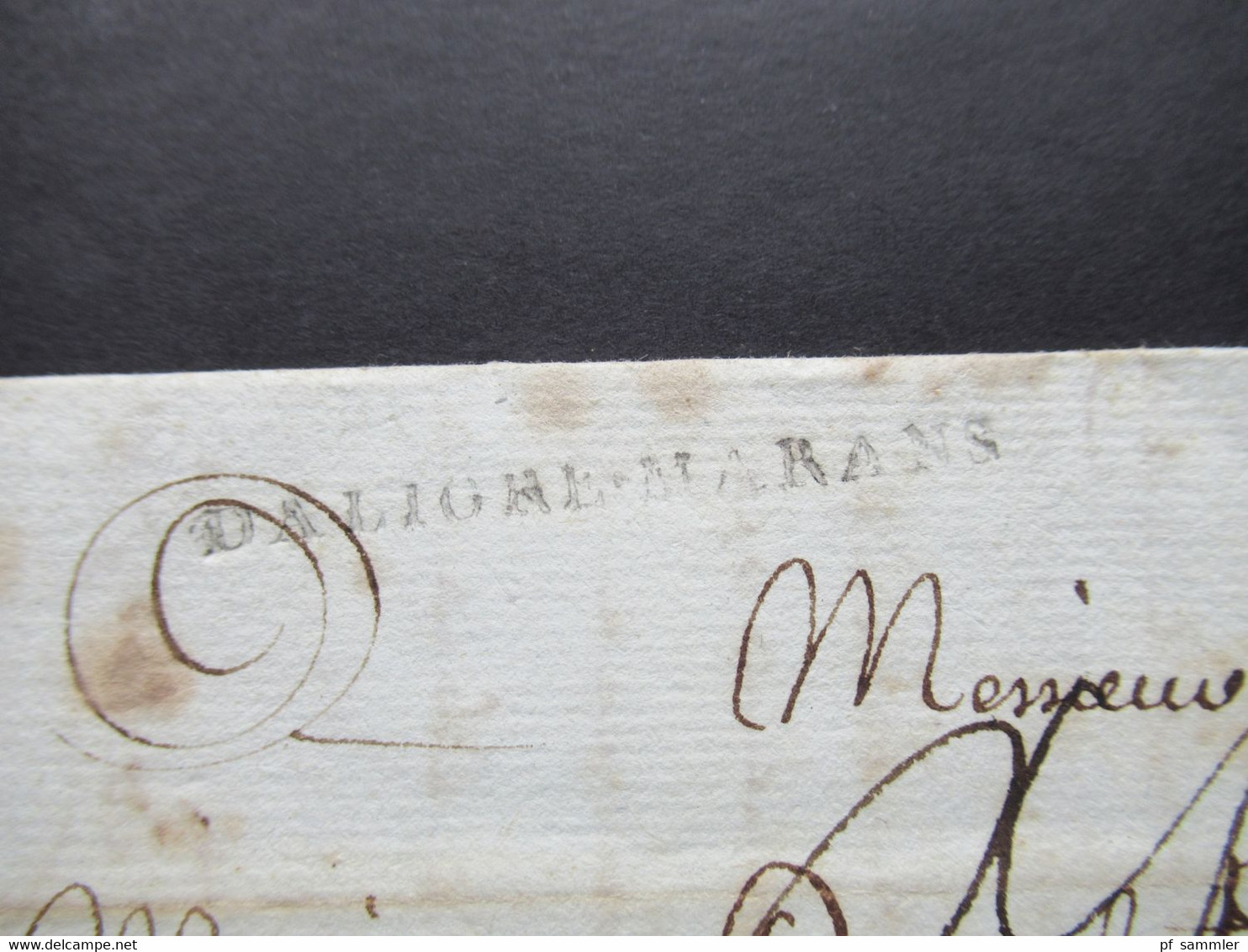 Frankreich 1784 Stempel L1 Daligre - Marans Faltbrief Mit Inhalt Nach Libourne Bartaxe / Taxvermerk - 1701-1800: Précurseurs XVIII