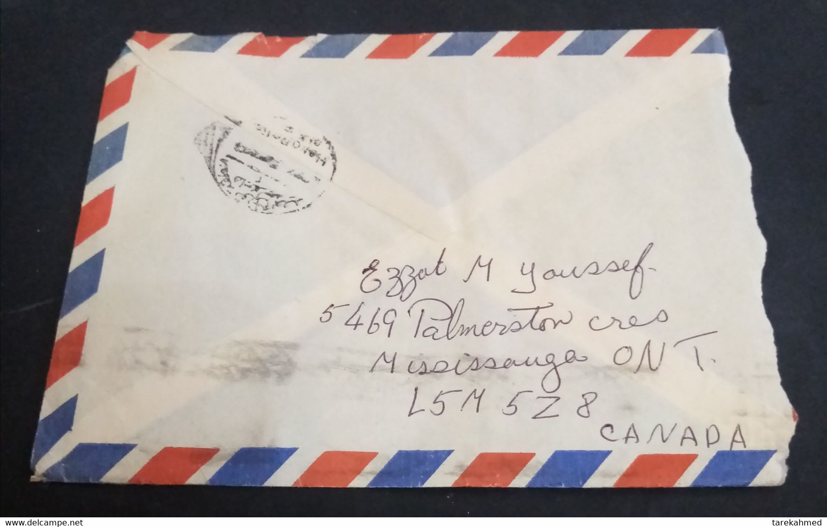 Egypt 2000 , A Cover Sent From Canada With Letter Inside. Dolab - Lettres & Documents
