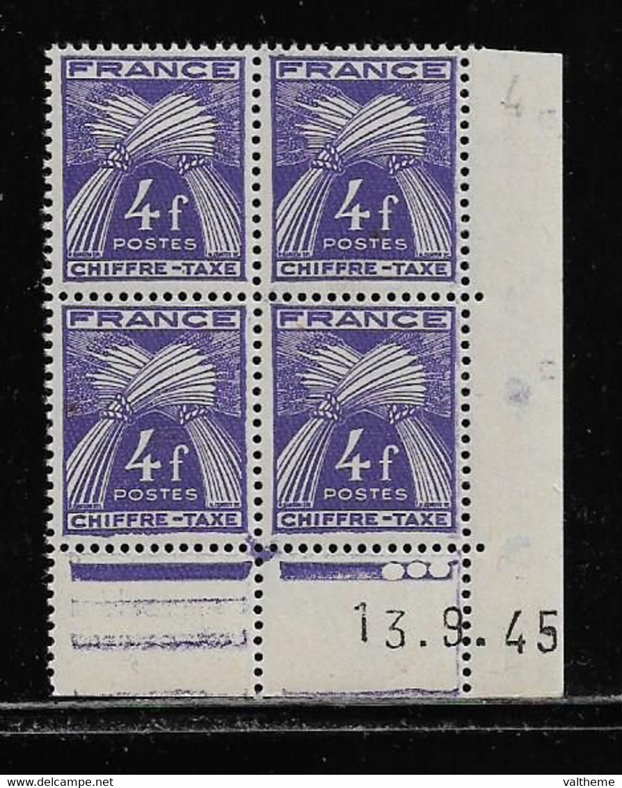 FRANCE  ( FCDT - 43 )  1943  N° YVERT ET TELLIER  N° 74   N** - Postage Due