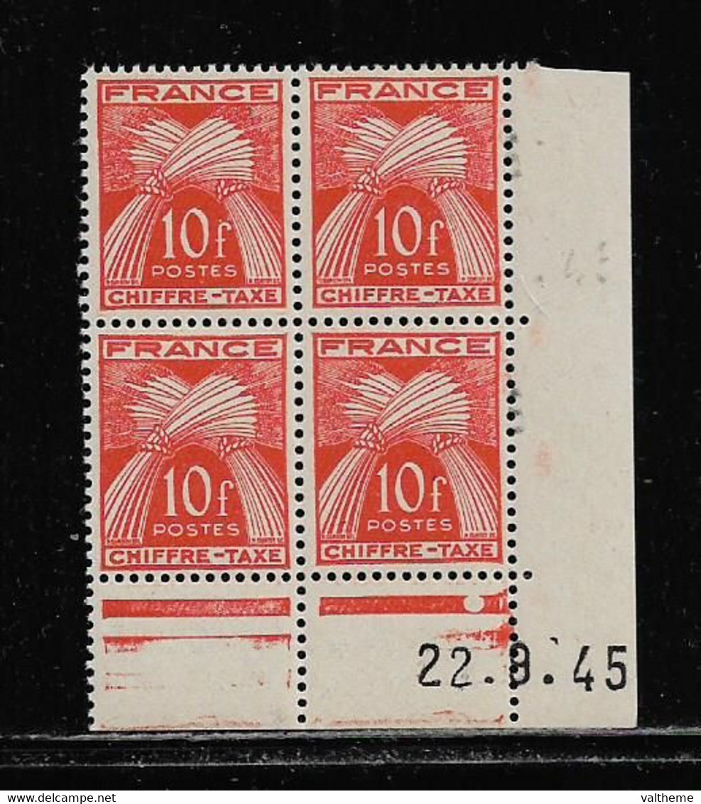 FRANCE  ( FCDT - 45 )  1943  N° YVERT ET TELLIER  N° 76   N** - Postage Due