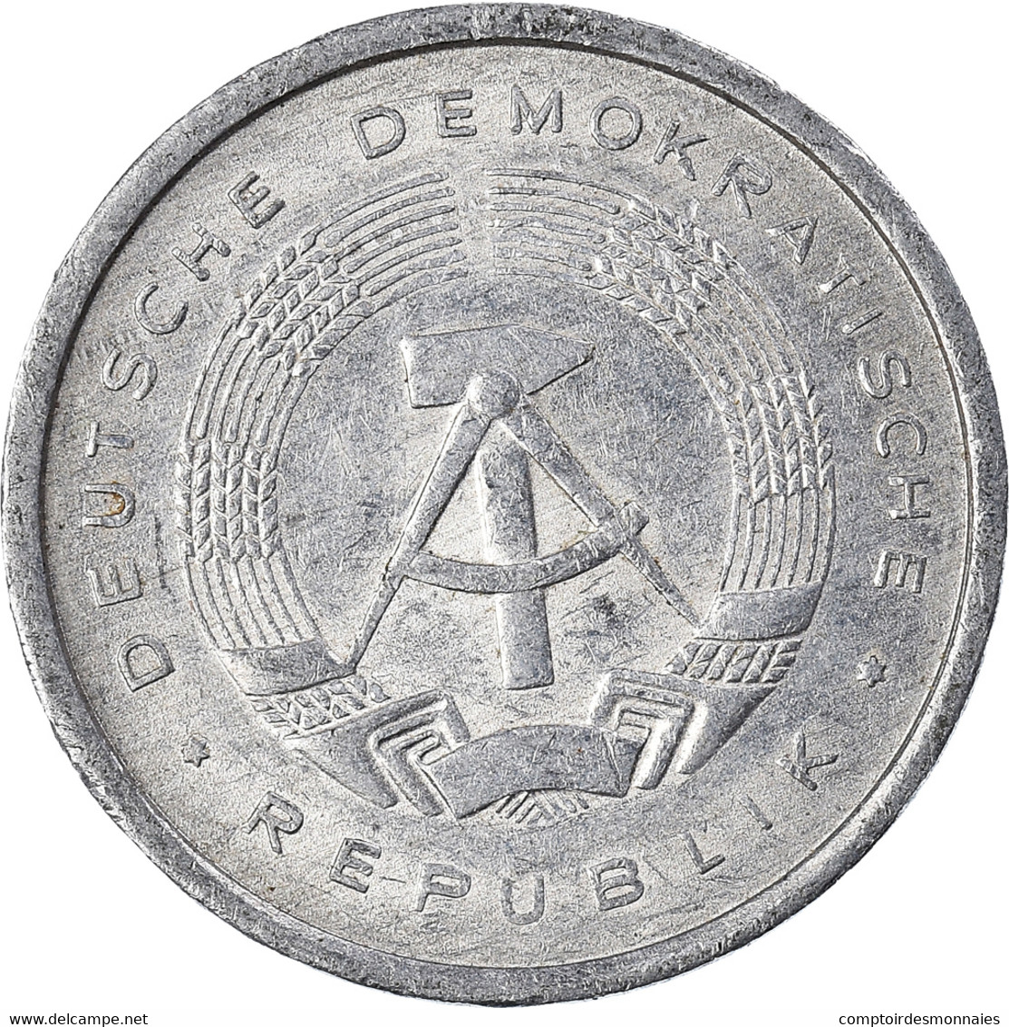 Monnaie, République Démocratique Allemande, 5 Pfennig, 1980 - 5 Pfennig