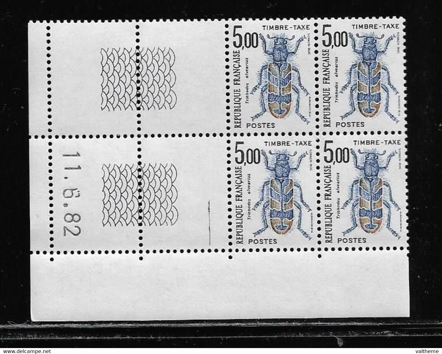 FRANCE  ( FCDT - 71 )  1983  N° YVERT ET TELLIER  N° 112   N** - Portomarken