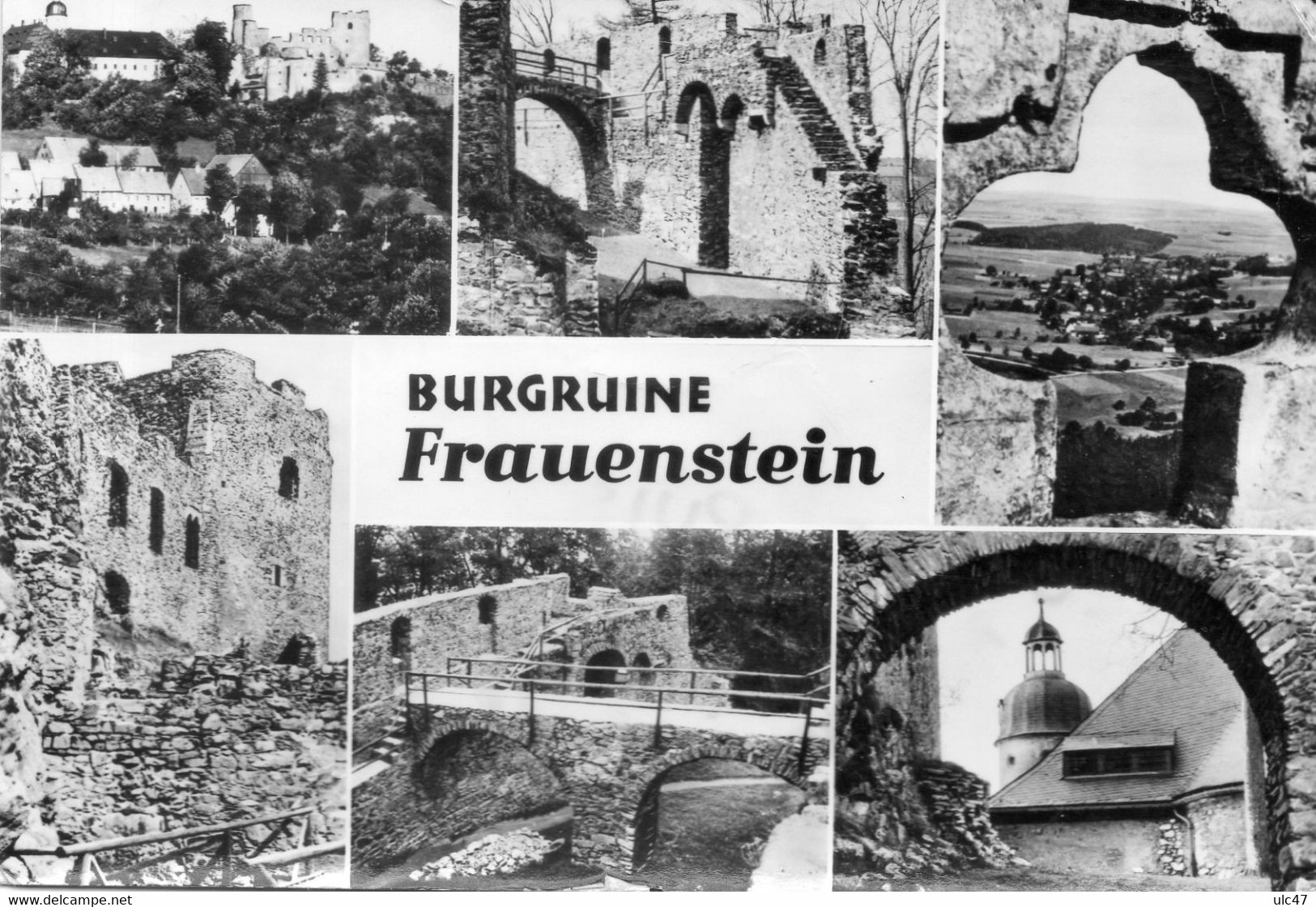 - FRAUENSTEIN (Kr. Brand-Erbisdorf) - BURGRUINE Frauenstein - Scan Verso - - Frauenstein (Erzgeb.)