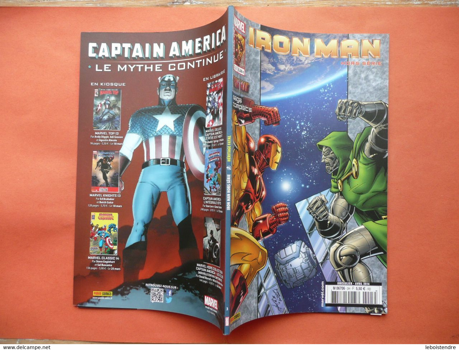 IRON MAN HORS SERIE N 3 AVRIL 2014  MARVEL  PANINI COMICS TRES BON ETAT - Marvel France