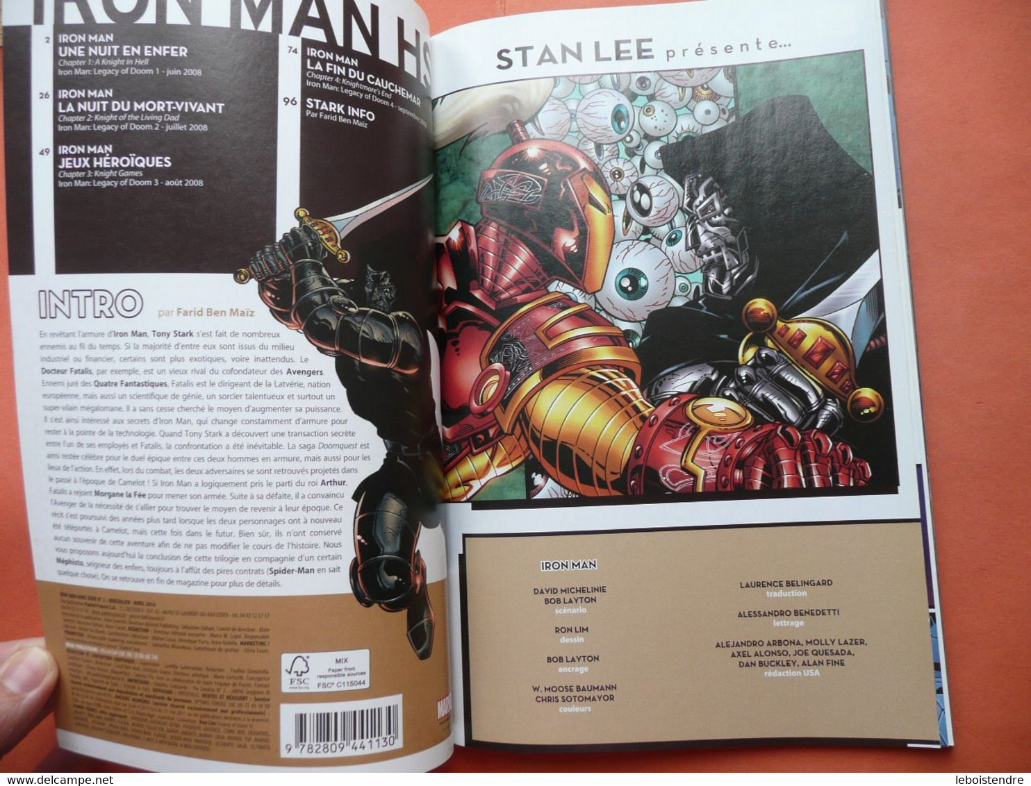 IRON MAN HORS SERIE N 3 AVRIL 2014  MARVEL  PANINI COMICS TRES BON ETAT - Marvel France