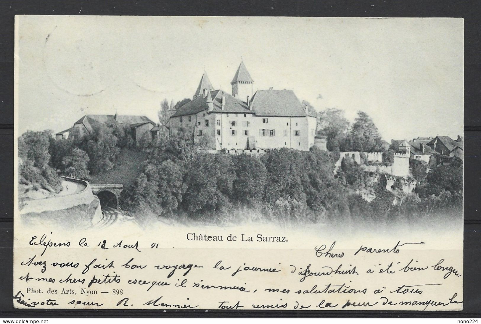 Carte P De 1901 ( Château De La Sarraz ) - La Sarraz