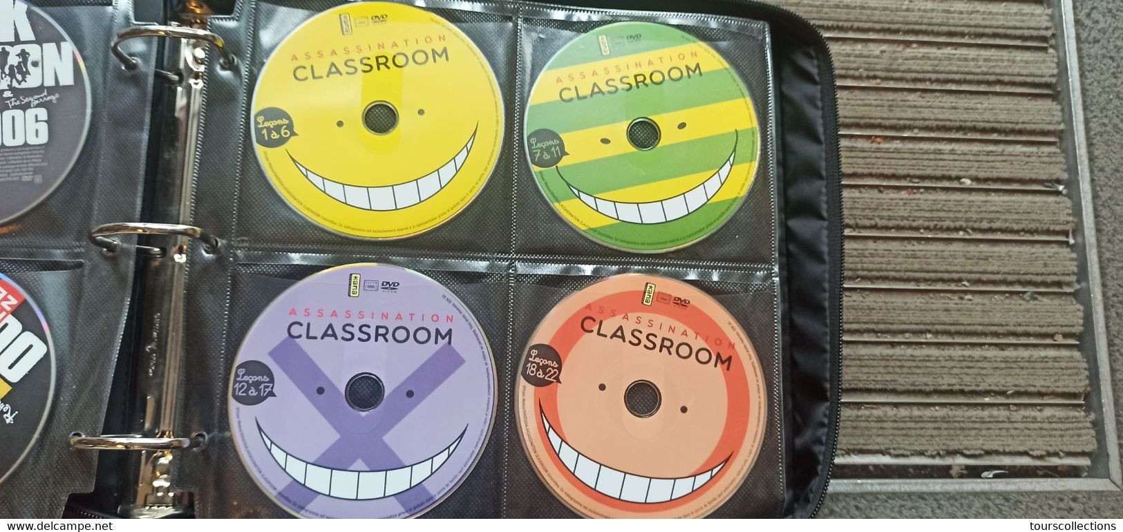 LOT 8 FILMS DVD MANGA ASSASSINATION CLASSROOM 47 Leçons - Livré Sans Jaquettes Ni Classeur ! - Manga