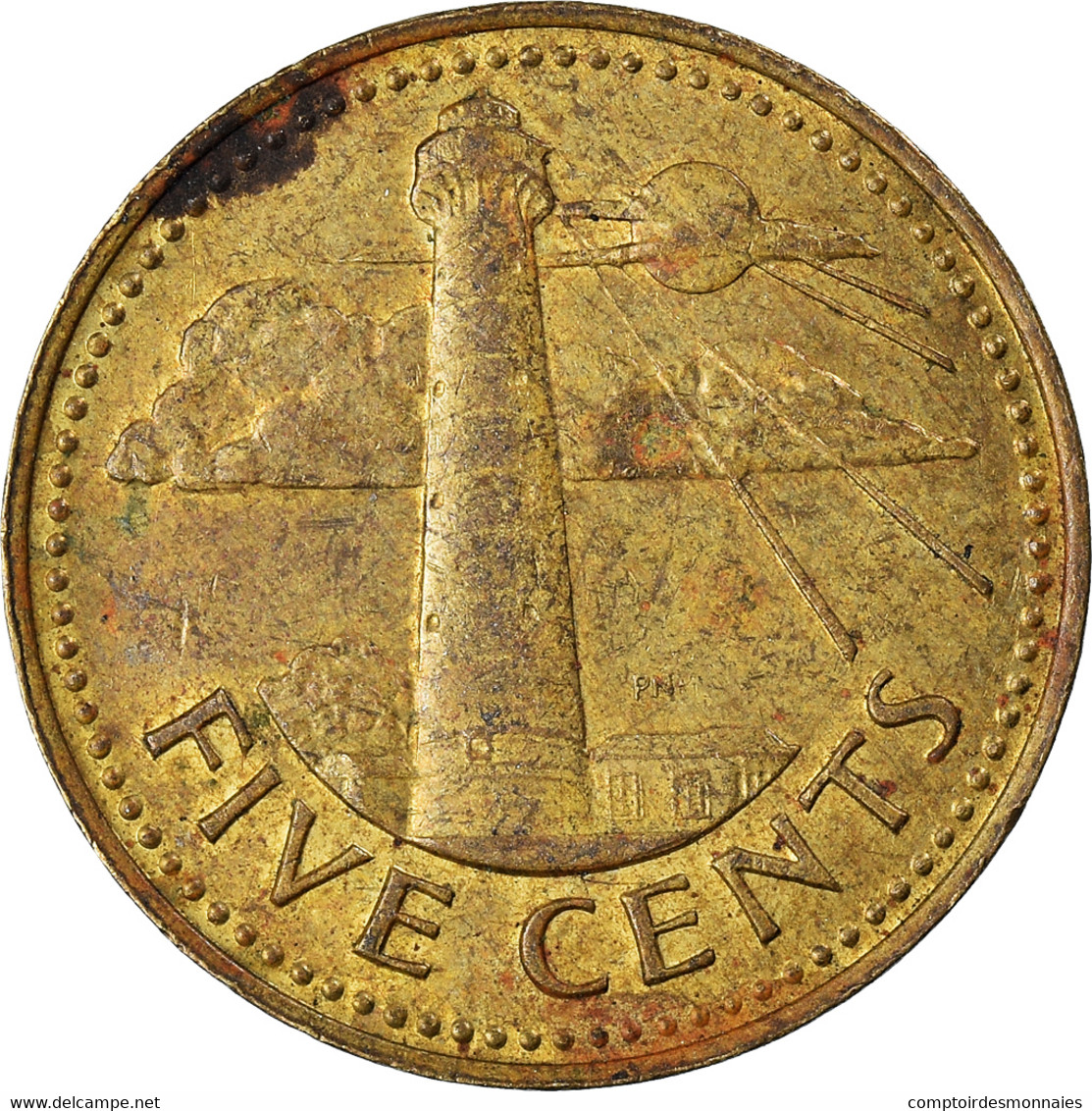 Monnaie, Barbade, 5 Cents, 1973 - Barbados